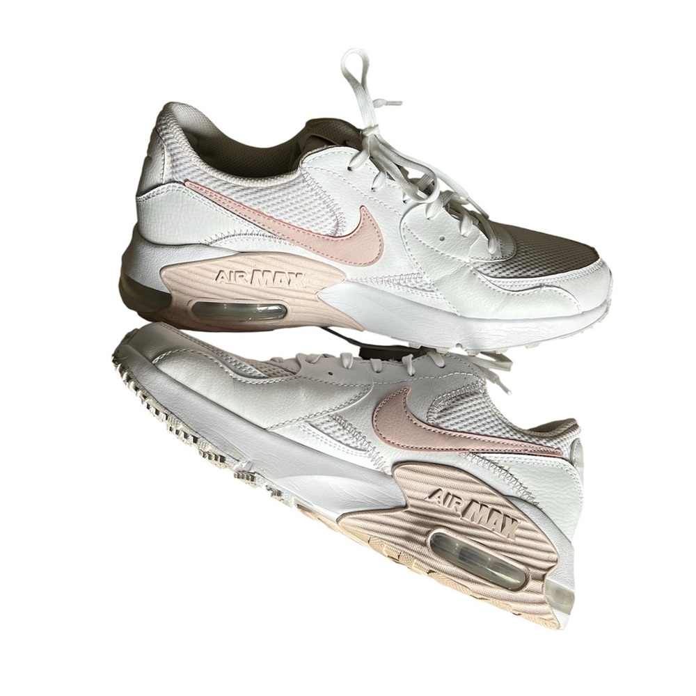 Nike Women's Air Max Sneakers - White and Light Pink
